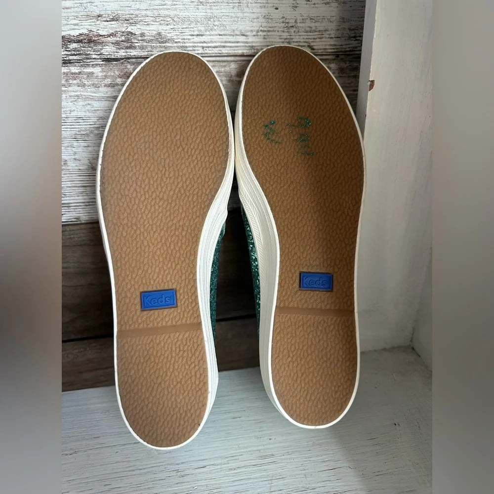 Keds X Kate Spade ♠️ | Triple Decker Glittery Slip-On sneakers - Picture 7 of 7
